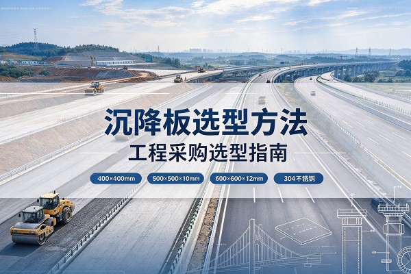 吉州沉降板选择方法