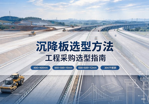 吉州沉降板选择方法